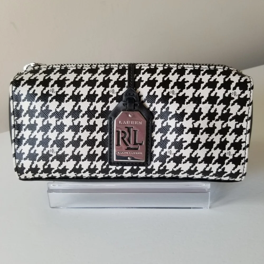 Lauren Ralph Lauren Houndstooth Cosmetic Case - Picture 2 of 10